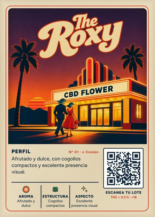 Carta de colección The Roxy, Serie Sunset Nº 01