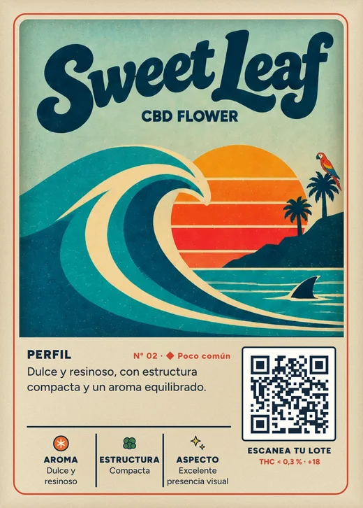 Carta de colección Sweet Leaf, Serie Sunset Nº 02