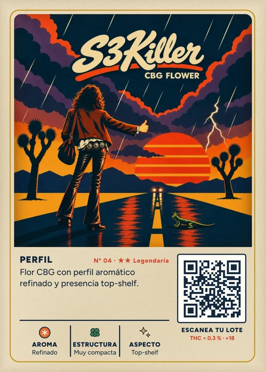 Carta de colección S3 Killer, Serie Sunset Nº 04
